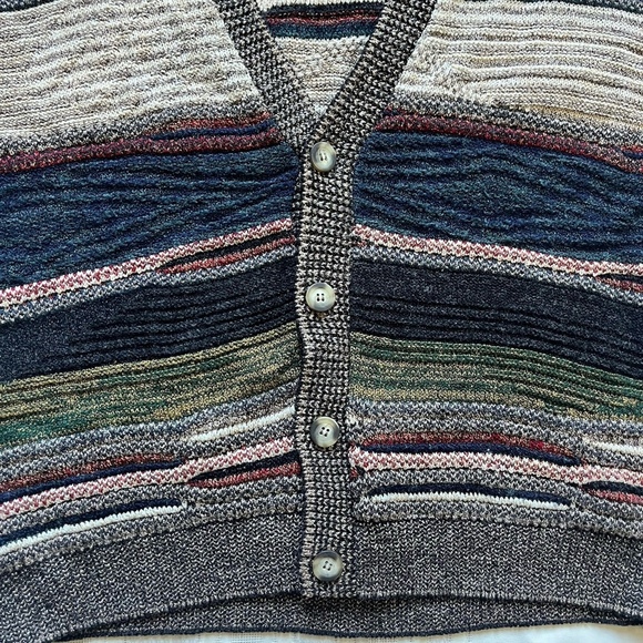 Vintage Protege Collection Coogi Style Cosby 3D Grandpacore Cardigan Men Sz XL - Picture 5 of 9